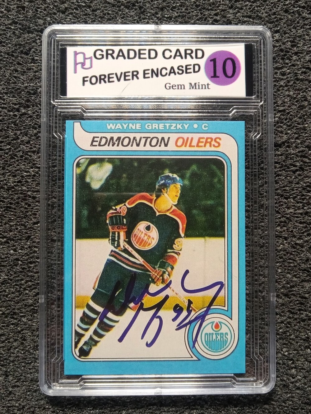 Wayne Gretsky Oilers HOF Autograph Hockey Rookie Card
